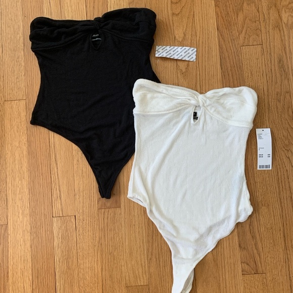 Set of Two Urban Outfitters Strapless Body Suits - Picture 3 of 10